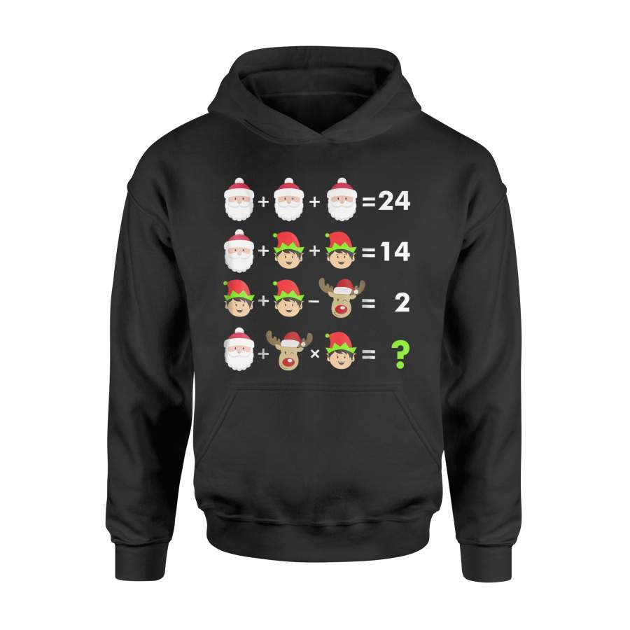 Christmas T-Shirt Math Teacher Christmas T Shirt – Standard Hoodie
