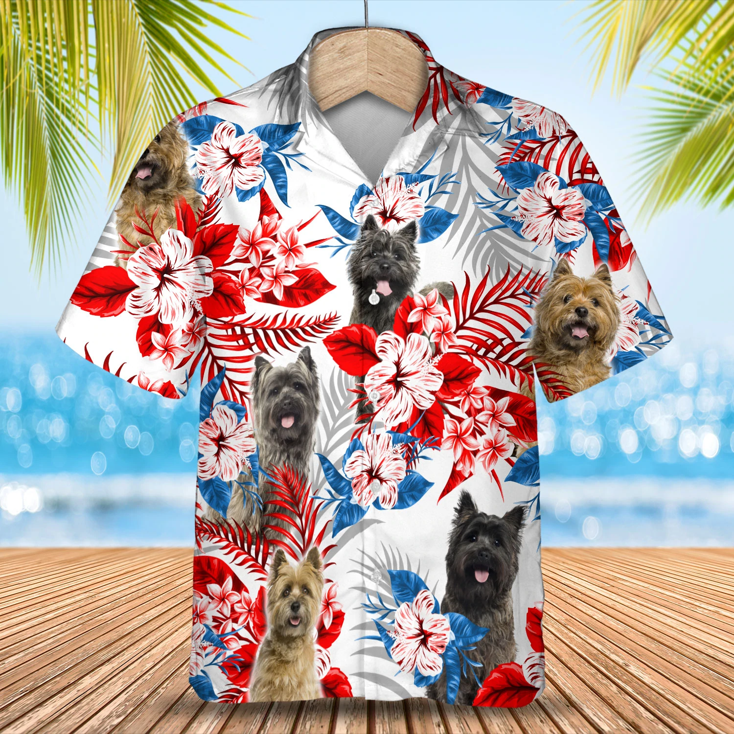 Cairn Terrier Hawaii Summer Aloha Men Hawaii Women Hawaii Shirt Ha52837