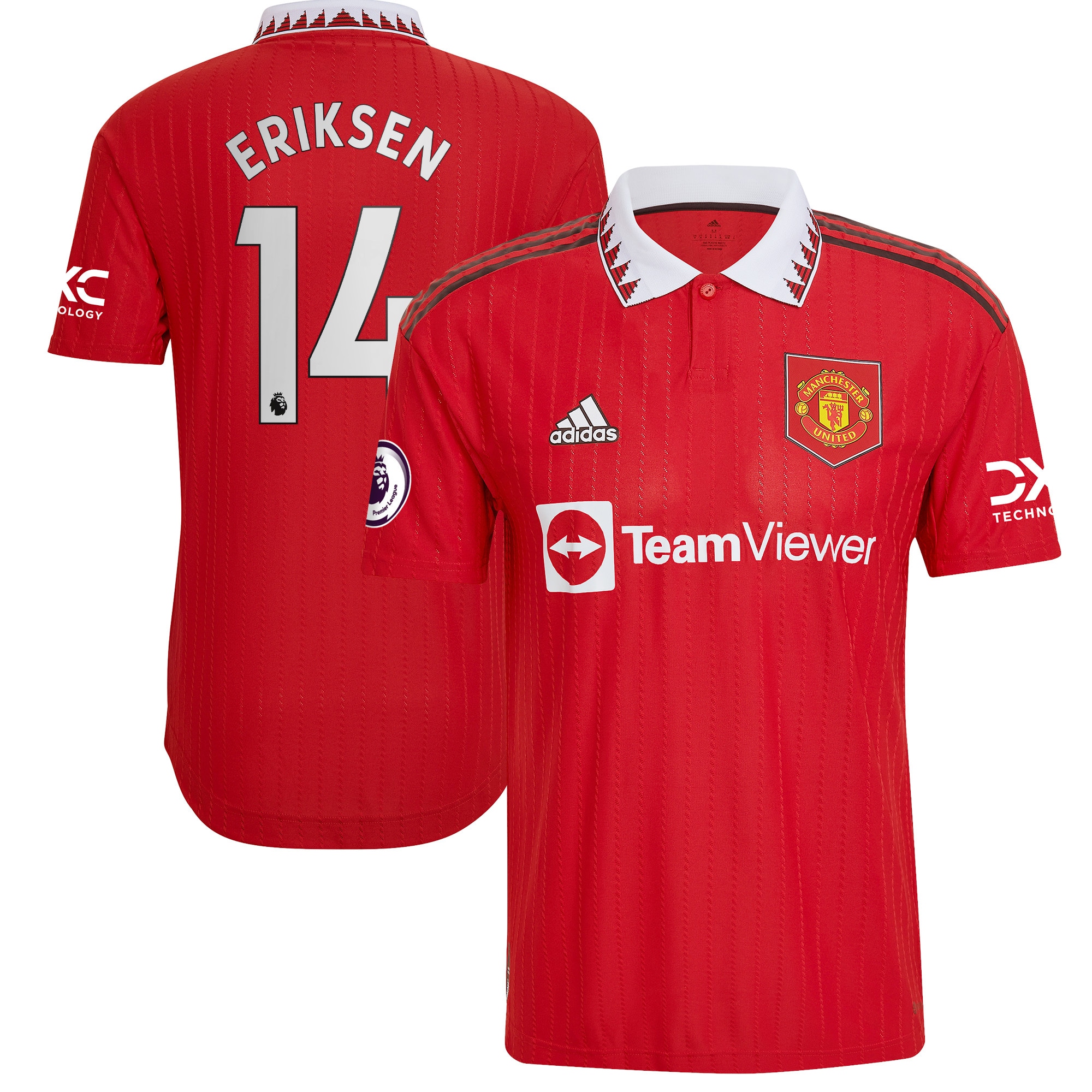 Christian Eriksen Manchester United 2022/23 Home Authentic Player Jersey – Red