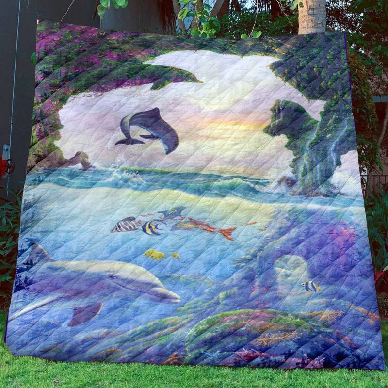 Dolphin JFJ4851 Quilt