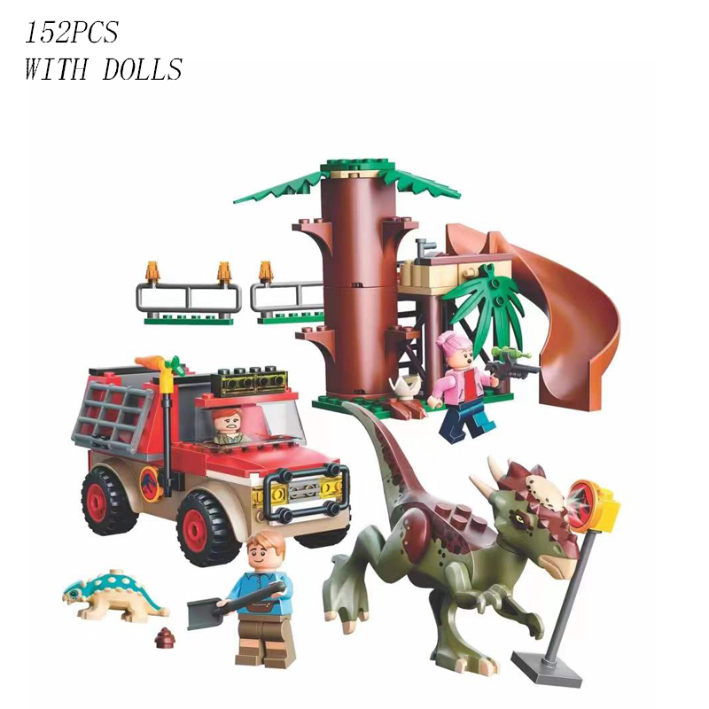 2022 New Jurassic Series Boys Toys City World Dinosaurs Dragon Park Figures Model Building Blocks Bricks Toys Kid Gift Set alx