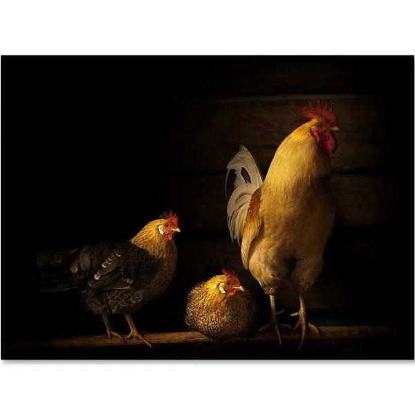 Chicken Farm Animals Landscape Poster & Canvas Gift For Family Wall Decor Wall Art Visual Art