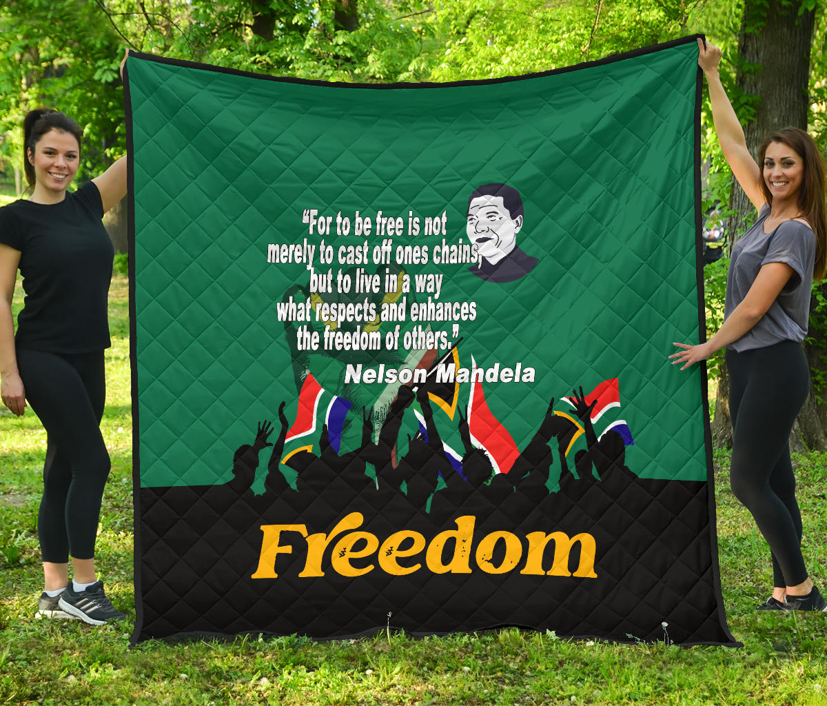 Freedom Day South Africa Premium Quilt  A31