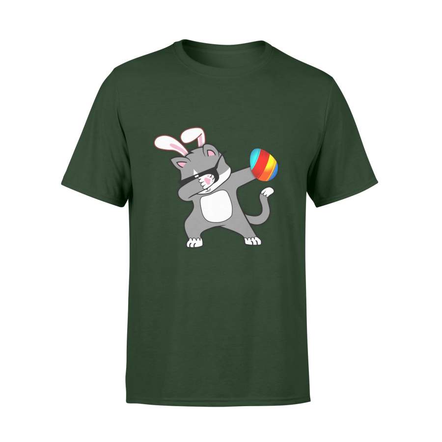 Easter Bunny Dabbing Cat T-Shirt