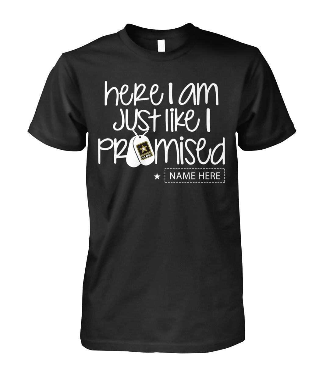 Us Army – Here I Am – Personalized Shirt