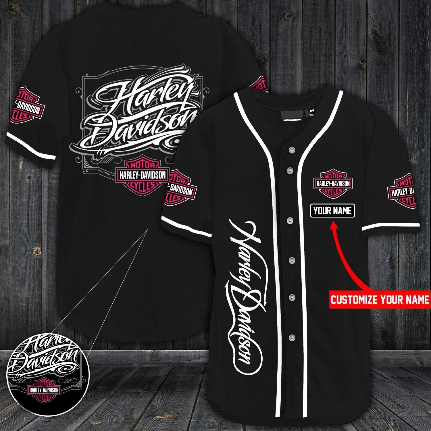 AEX0271HARL – BASEBALL SHIRT Custom name