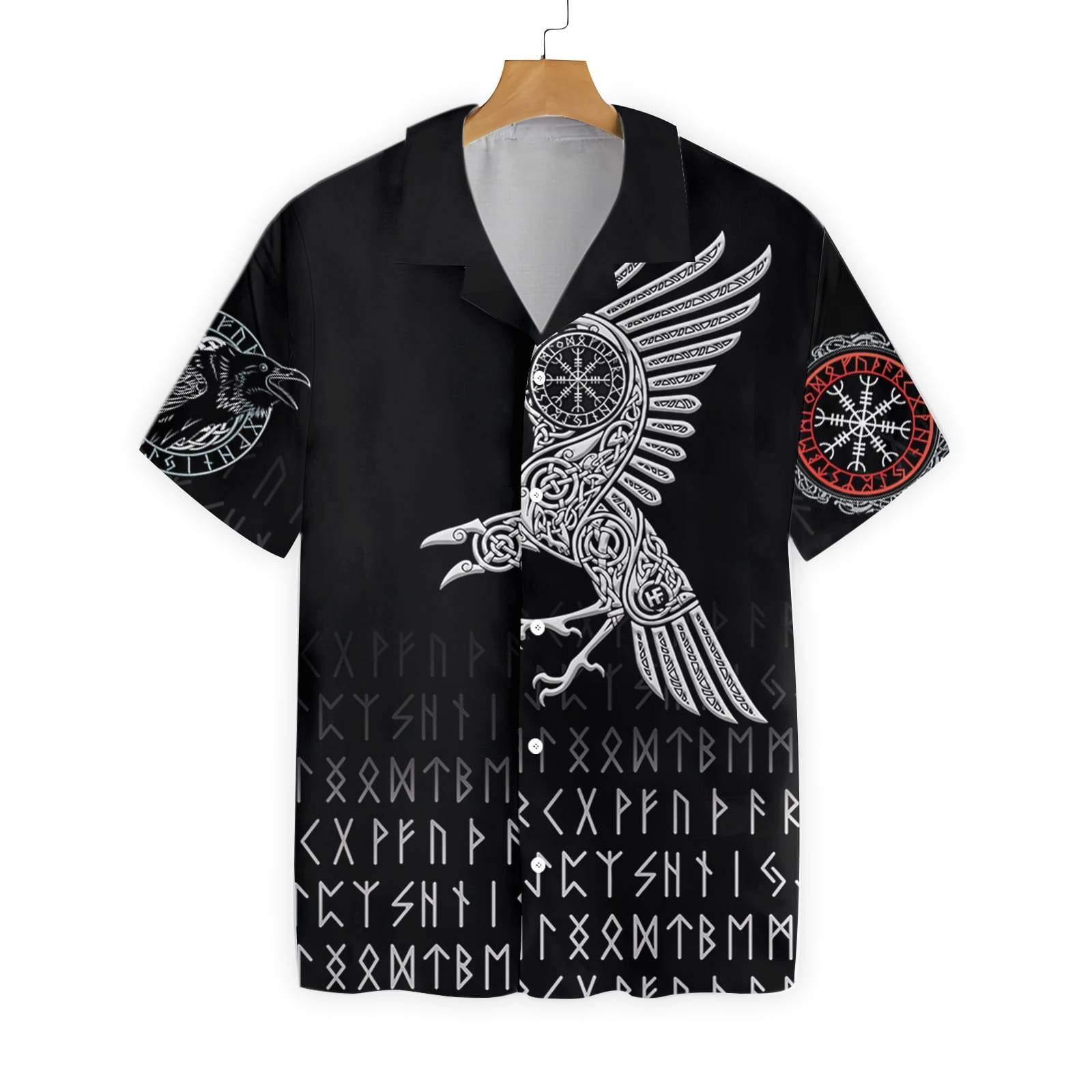 Norse Mythology The Raven Of Odin 2711 Hawaii Shirt Ha18736