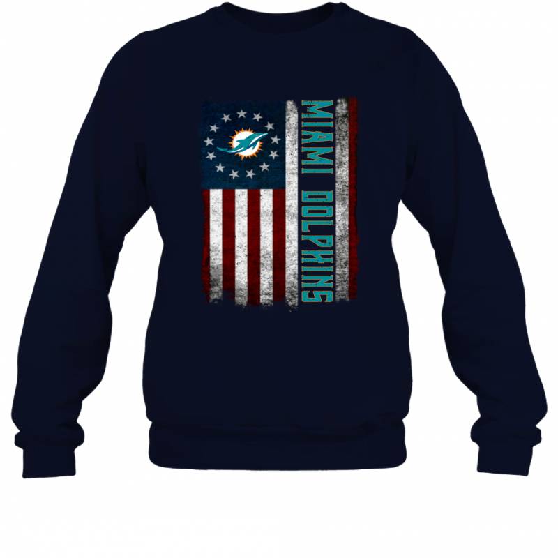 Miami Dolphins Betsy Ross Flag Sweatshirt