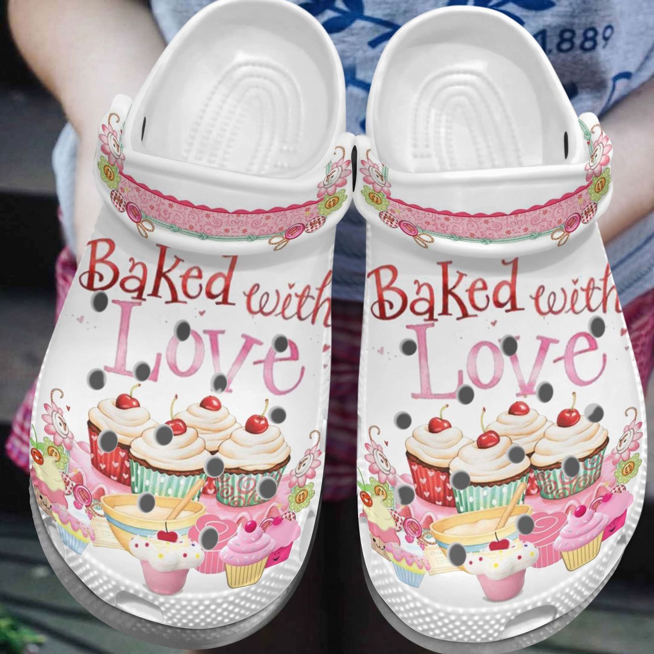 Baking Personalized Clog, Custom Name, Text, Color, Number Fashion Style For Women, Men, Kid, Print 3D Baked With Love