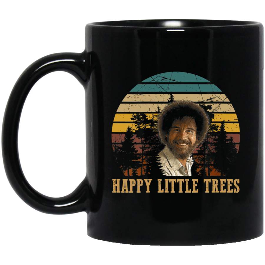 Vintage Bob Shirt Ross Funny Happy Little Tree Painting 11 oz Mug