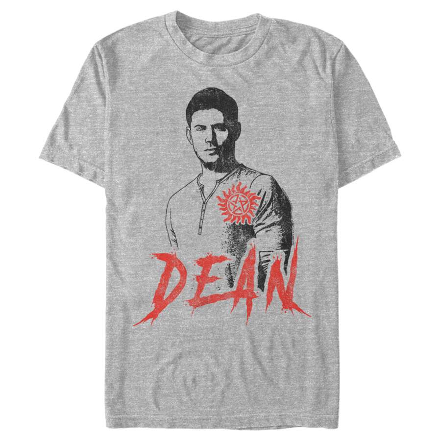 Supernatural Men’s Dean Portrait  T Shirt