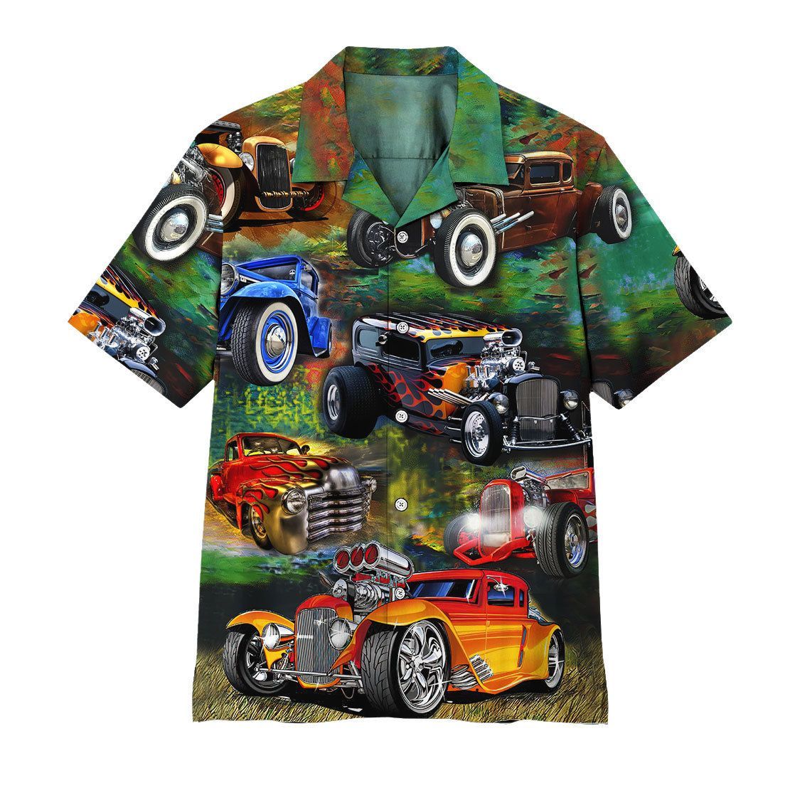 Alohazing Hot Rod Awesome Hawaiian Shirt Ha24158