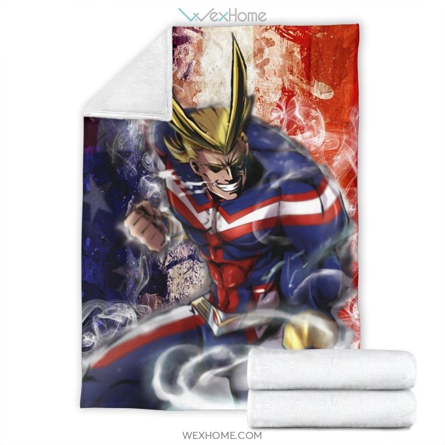 Toshinori Yagi All Might Power My Hero Academia Anime Blanket Premium Blanket W1111