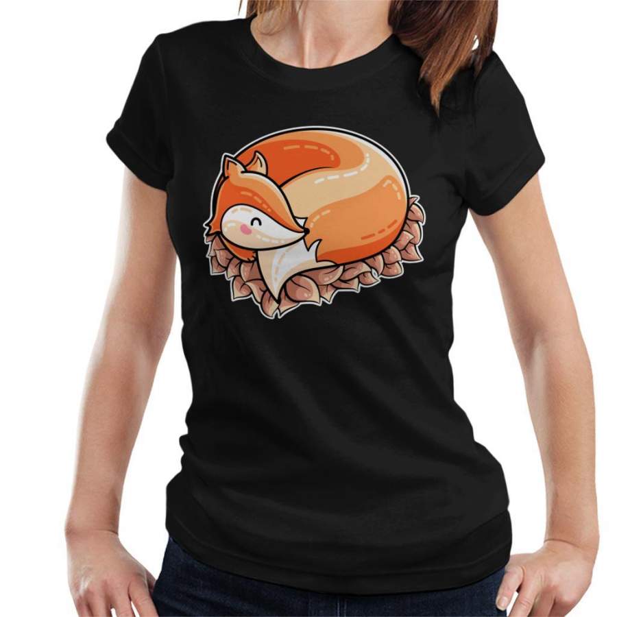 Curled Fox Women’s T-Shirt