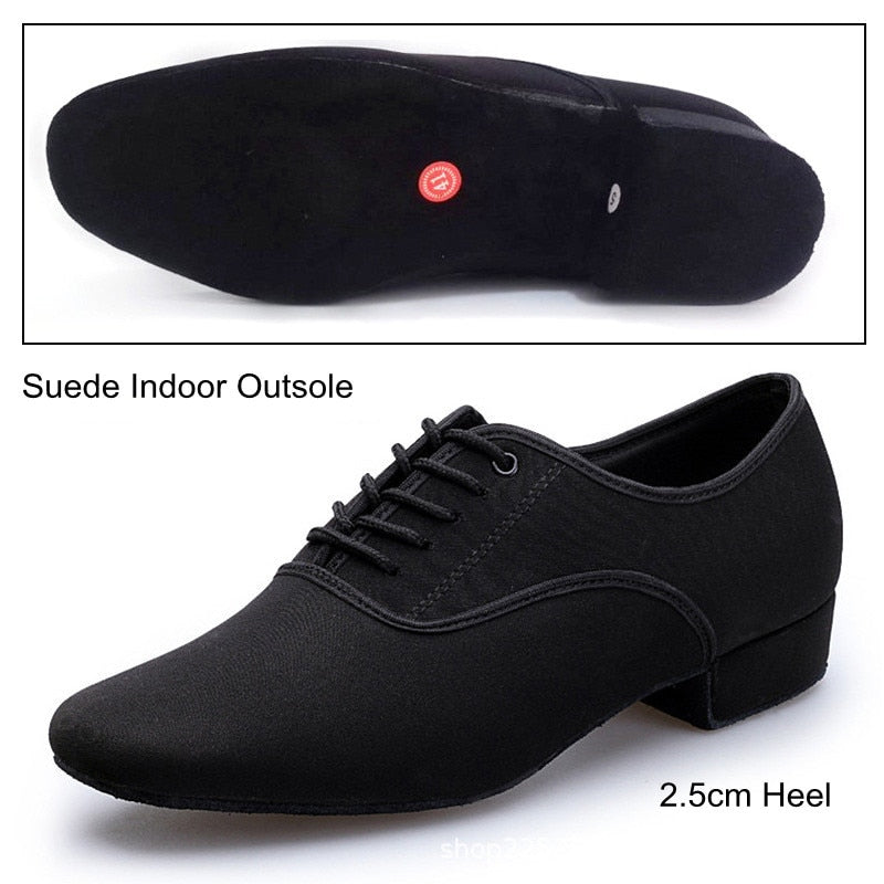 2022 New Trends Men’S Modern Jazz Sneaker For Men Professional Black Oxford Upper Latin Salsa Shoe Plus Size Low Heel Tango Ballroom Dance Shoes