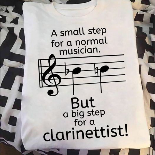 Small Step For Musician Big Step For Clarinettist Gift Standard/Premium T-Shirt