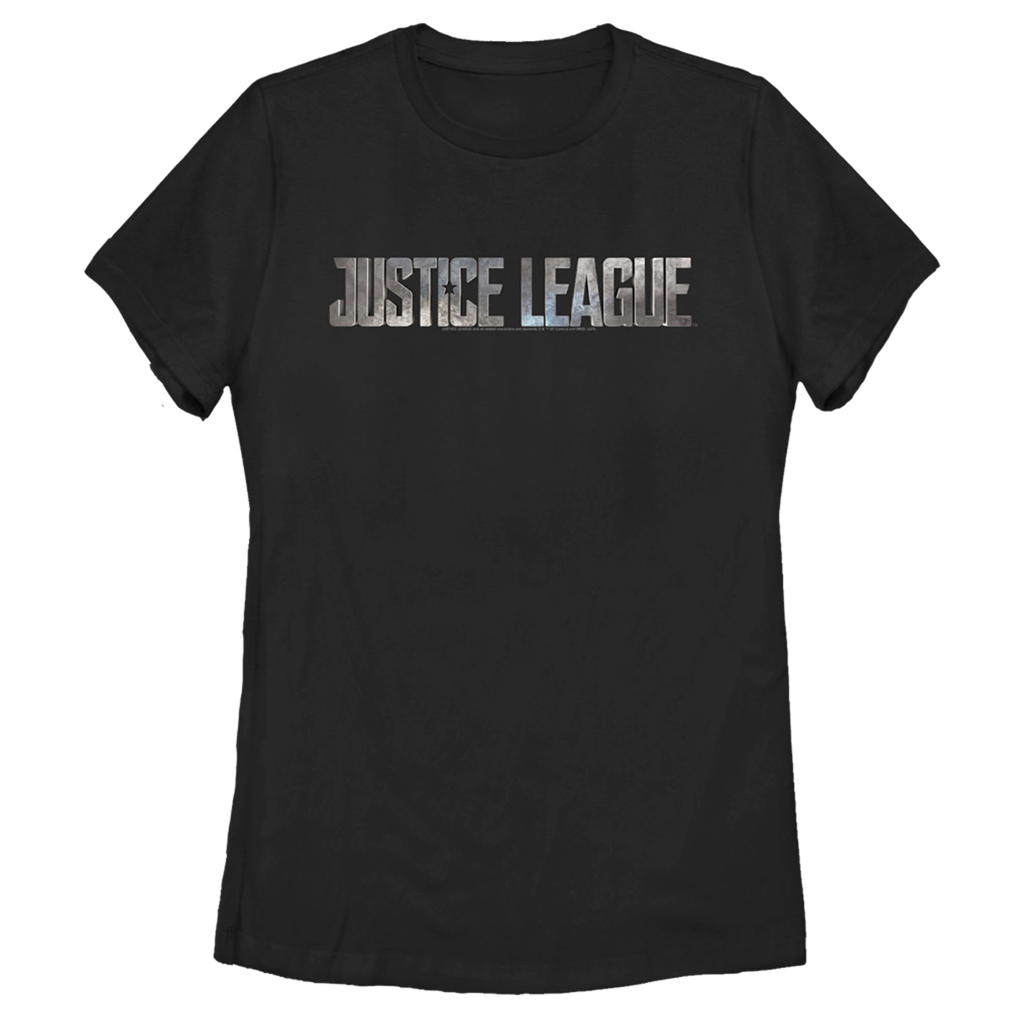 Zack Snyder Justice League Women’S Small Stone Logo  T-Shirt