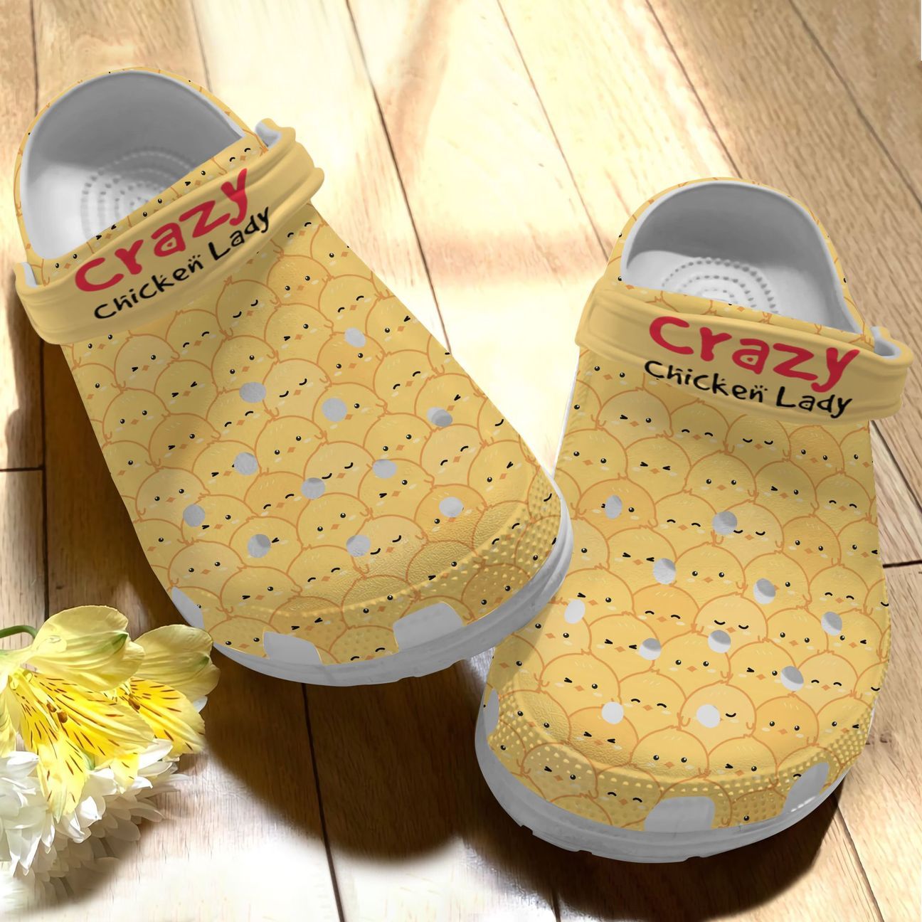 Chicken Personalized Clog, Custom Name, Text, Color, Number Fashion Style For Women, Men, Kid, Print 3D Little Chicken Pattern