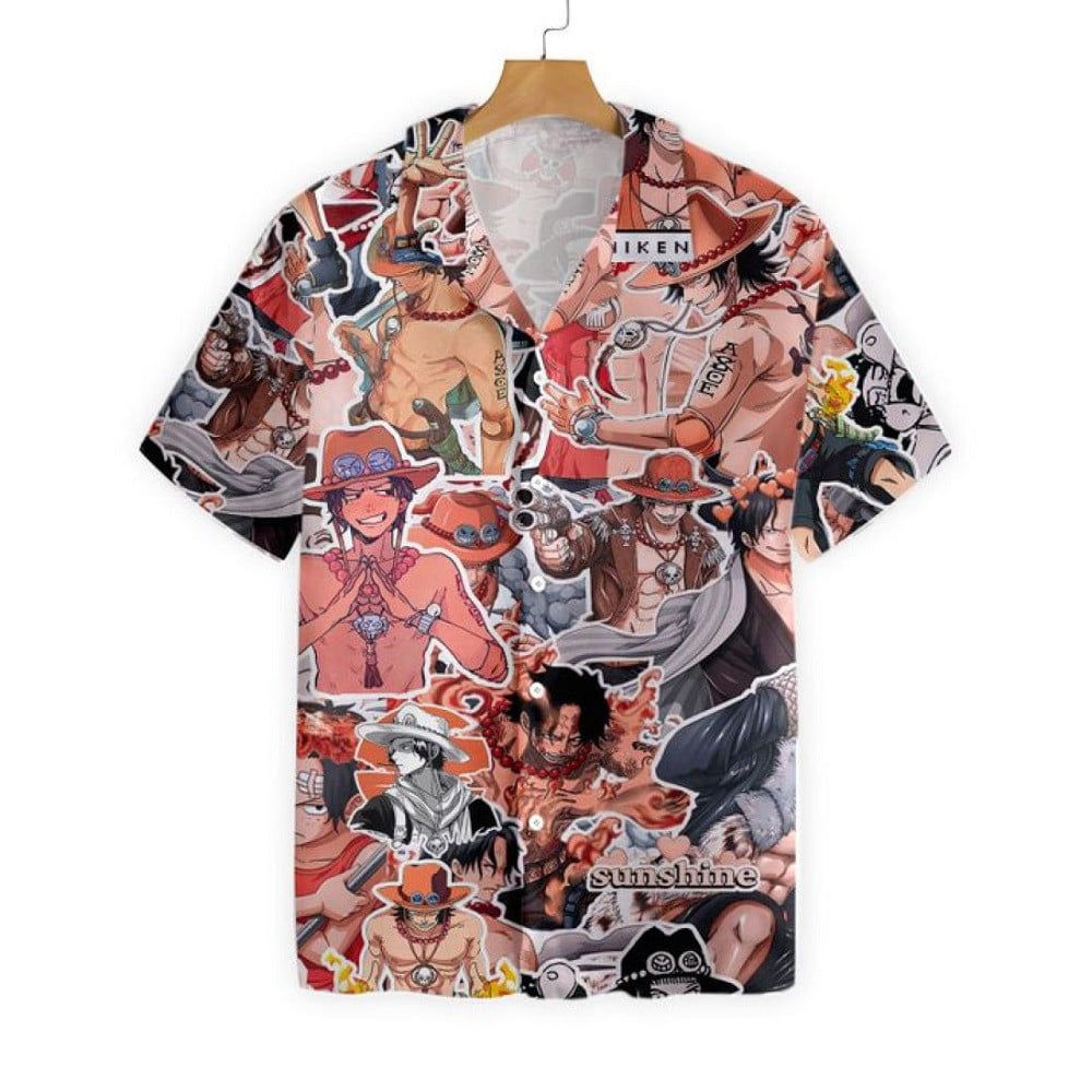 Ace One Piece Shirtless All Over Print Hawaii Shirt Ha100888