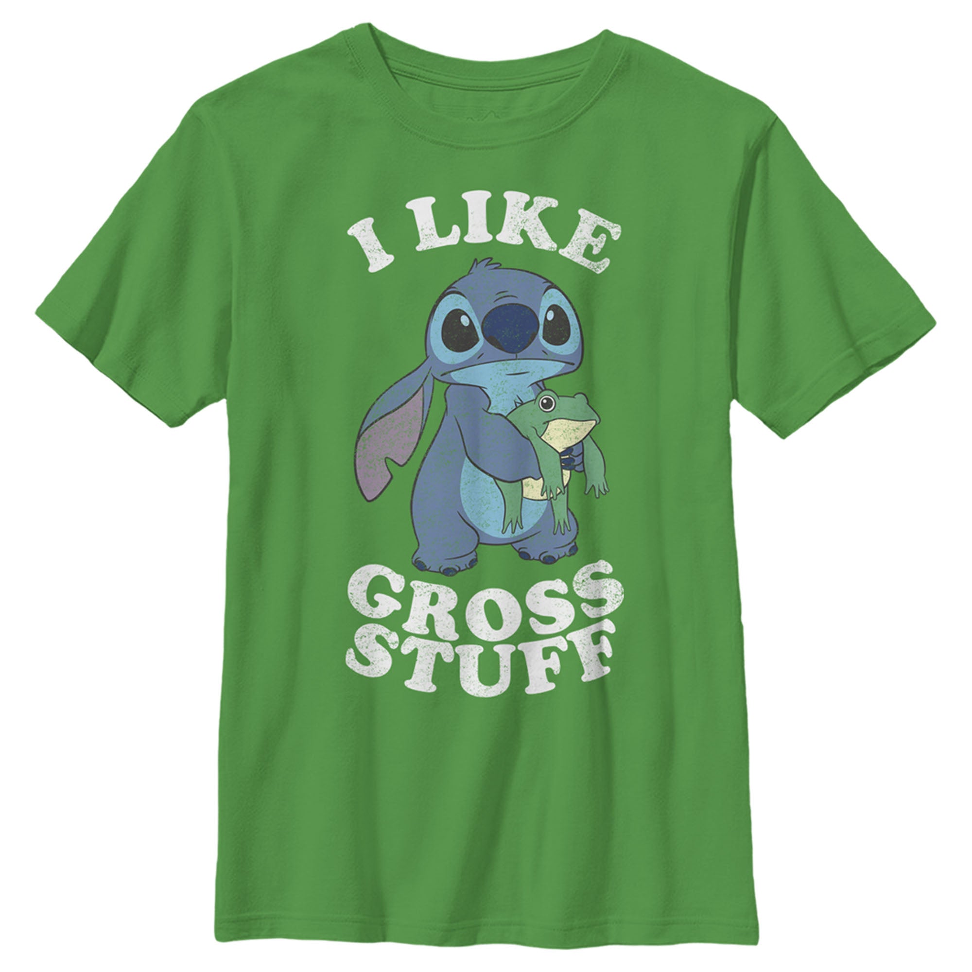 Boy’S Lilo & Stitch I Like Gross Stuff, Like Frogs T-Shirt