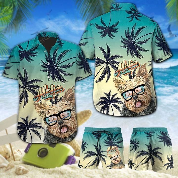 Yorkshire Terrier Hawaiian Shirt Beach Short Ha103439