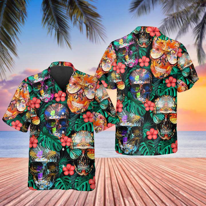 Mexican Vibe Skull Hawaii Shirt For Men Women Ha48423