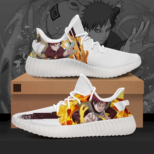 Best Gaara Character Naruto Yeezy Sneakers Shoes For Sale