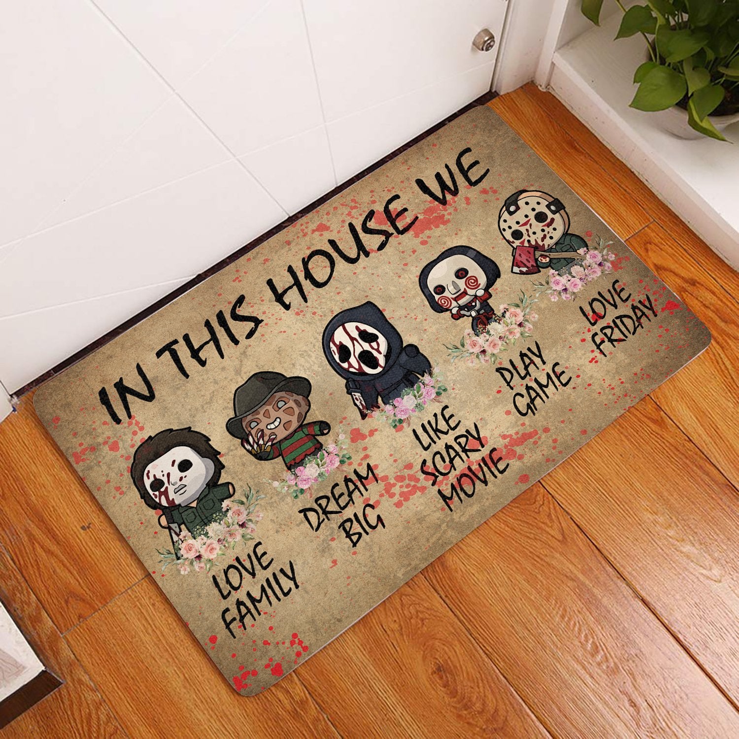 In This House We Love Family All Over Printing Doormat Pre1896