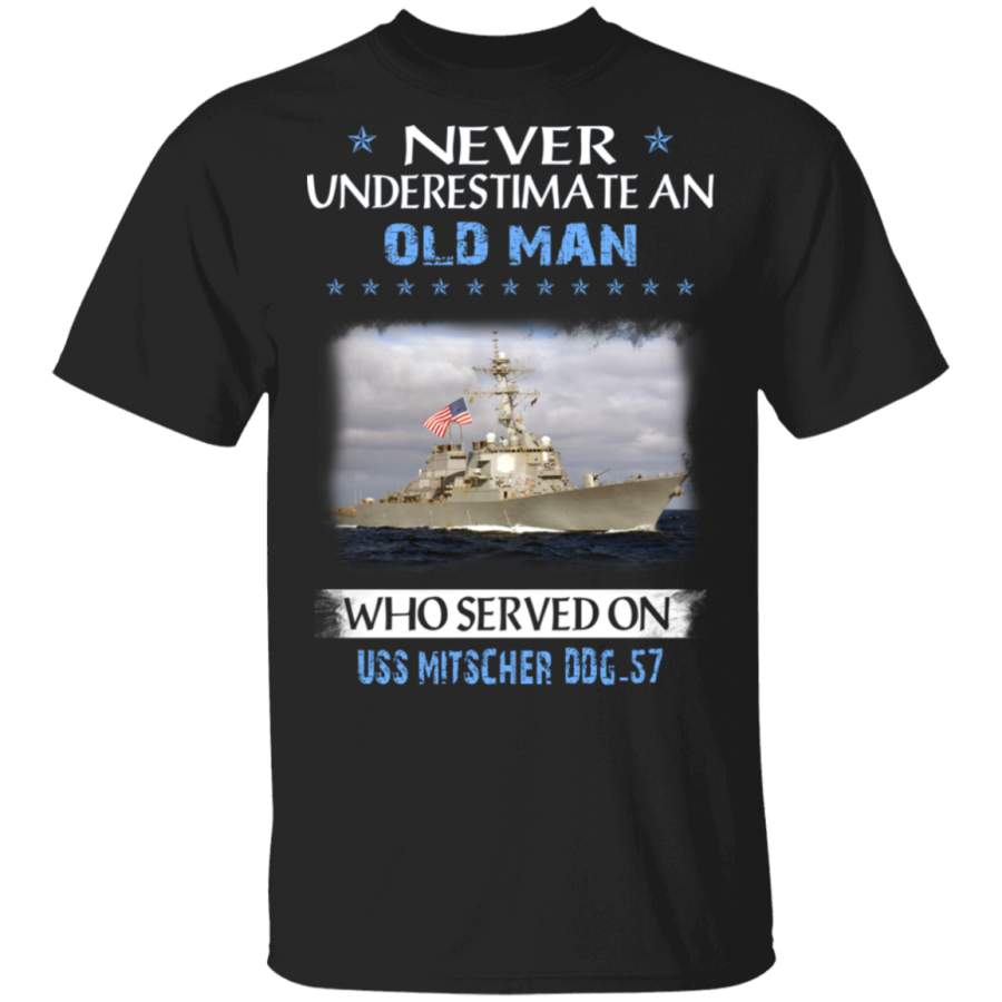 USS Mitscher DDG-57 Veterans Day Christmas Gift T-Shirt