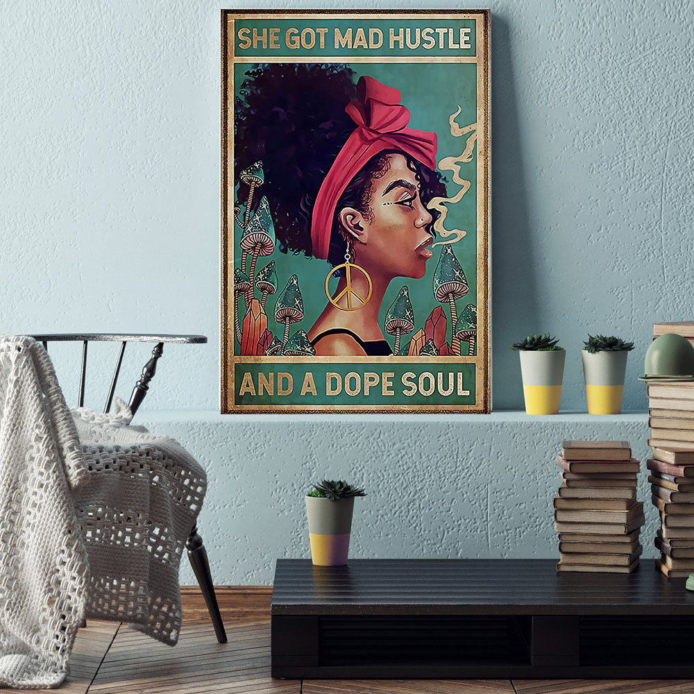South Africa Custom Canvas Prints Graphic Black Pride Poster Print ...