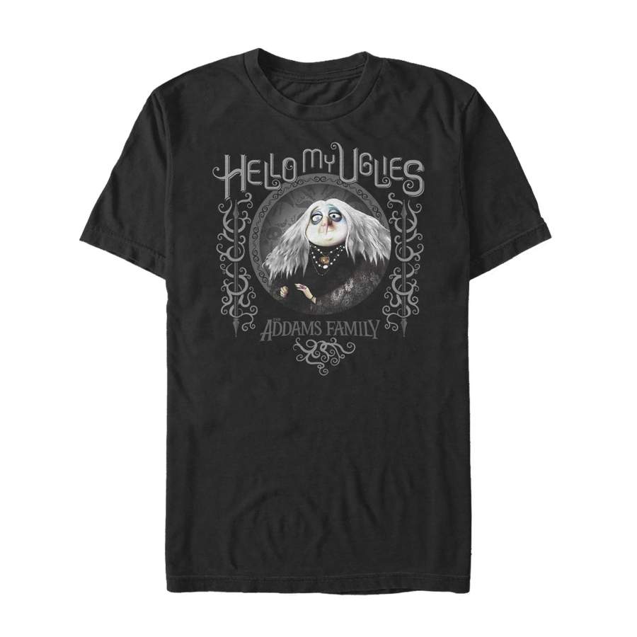 Addams Family Men’s Grandmama Hello My Uglies  T Shirt