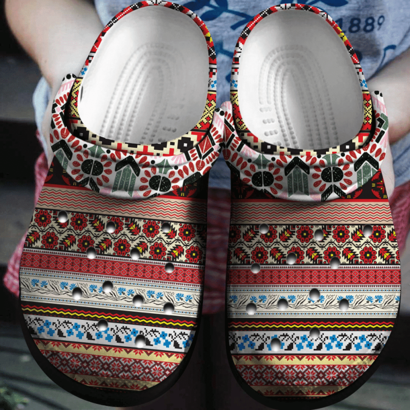 Boho Vintage Mandala 2 Gift For Lover Rubber clog Shoes Comfy Footwear