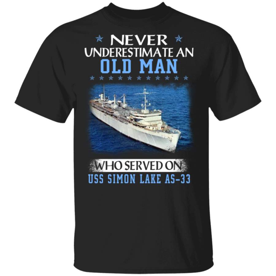 USS Simon Lake AS-33 Veterans Day Christmas Gift T-Shirt