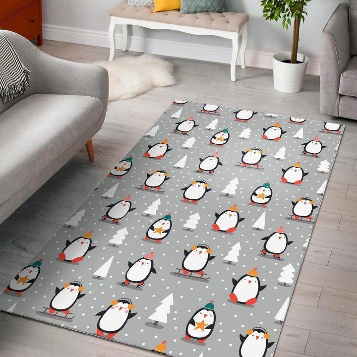 Christmas Tree Penguin Rug Home Decoration – Floor Decor Rcdd81F31648