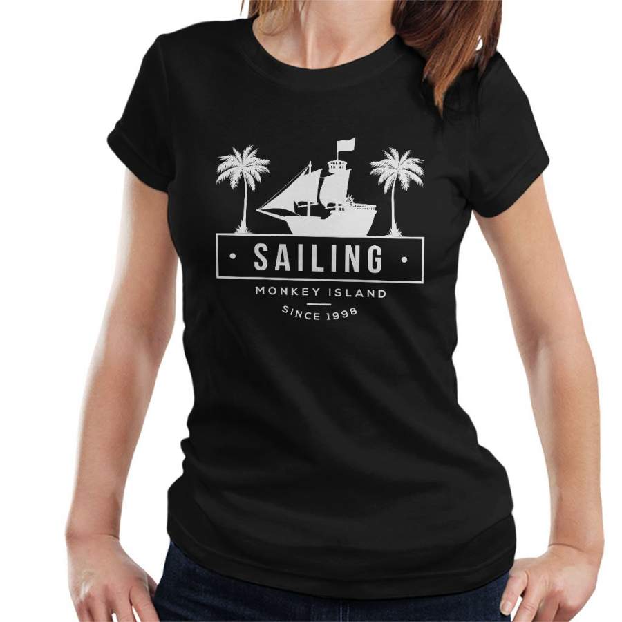 Sailing Monkey Island Women’s T-Shirt