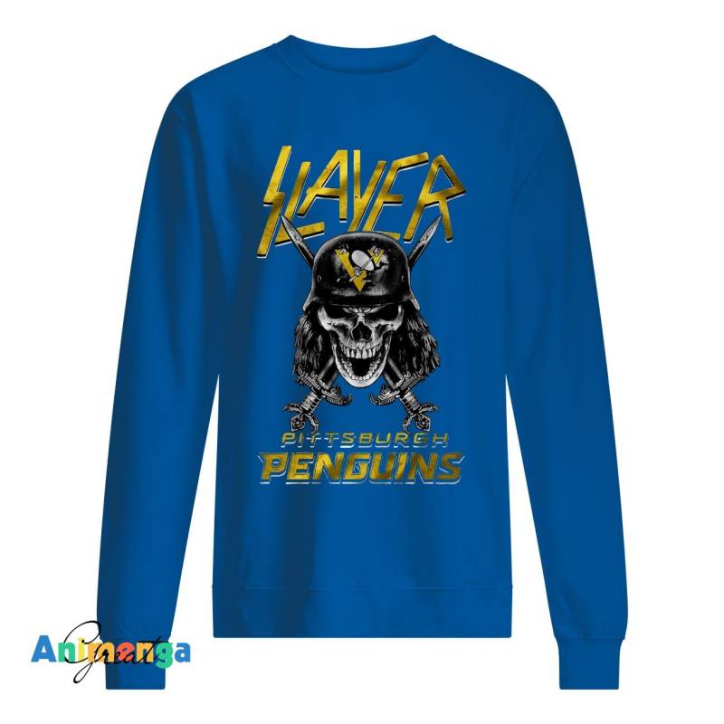 Slayer Skull Pittsburgh Penguins Shirt Unisex Sweatshirt