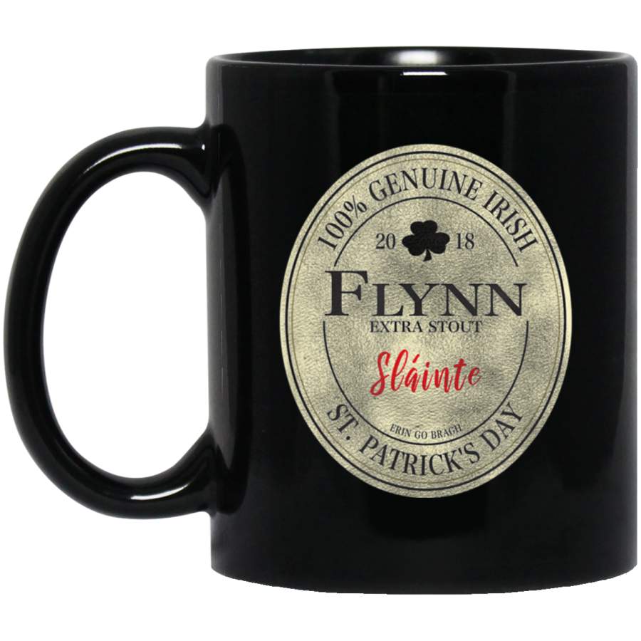 Flynn Irish Mug Vintage St Patricks Day Mug