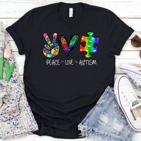 Peace Love Autism Tee