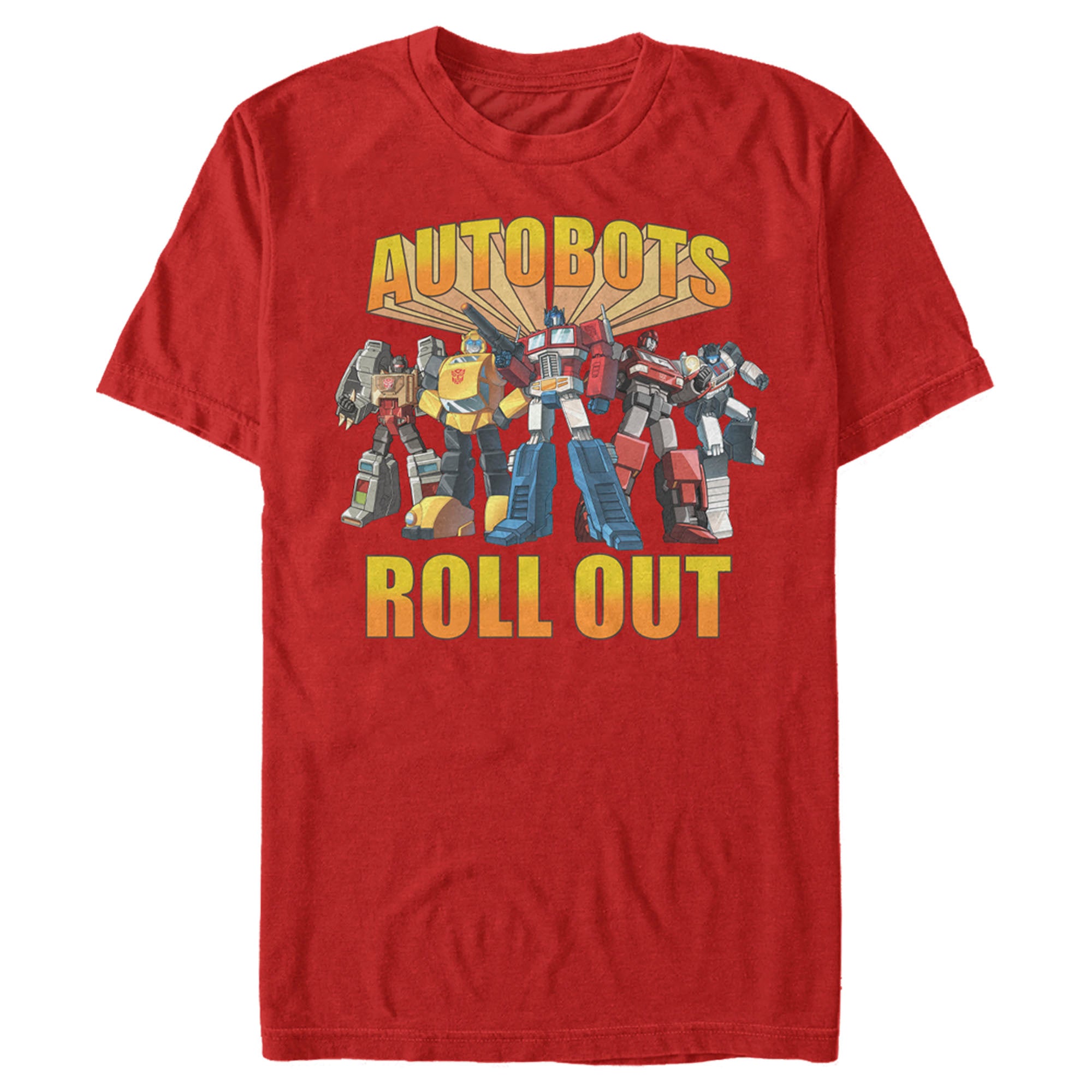 Transformers Men’S Autobots Ready To Roll Out  T-Shirt