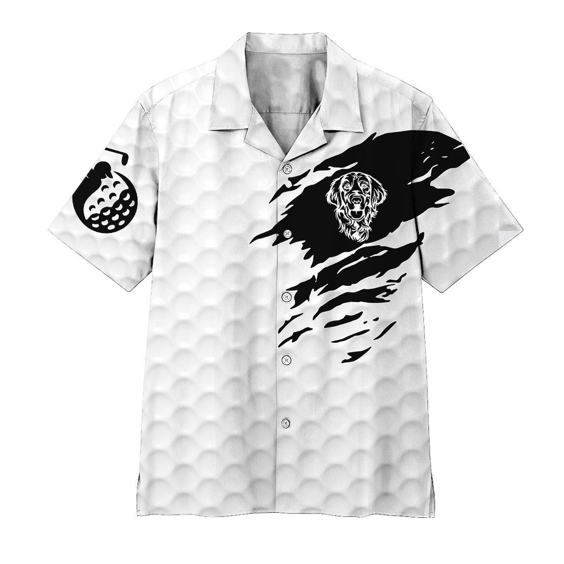 Golden Retriever Golf Aloha Hawaii Shirts Unisex Ha50319