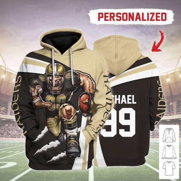 Gearhomies Personalized Unisex Tracksuit Hoodies New Orleans Saints Football Team 3D Apparel