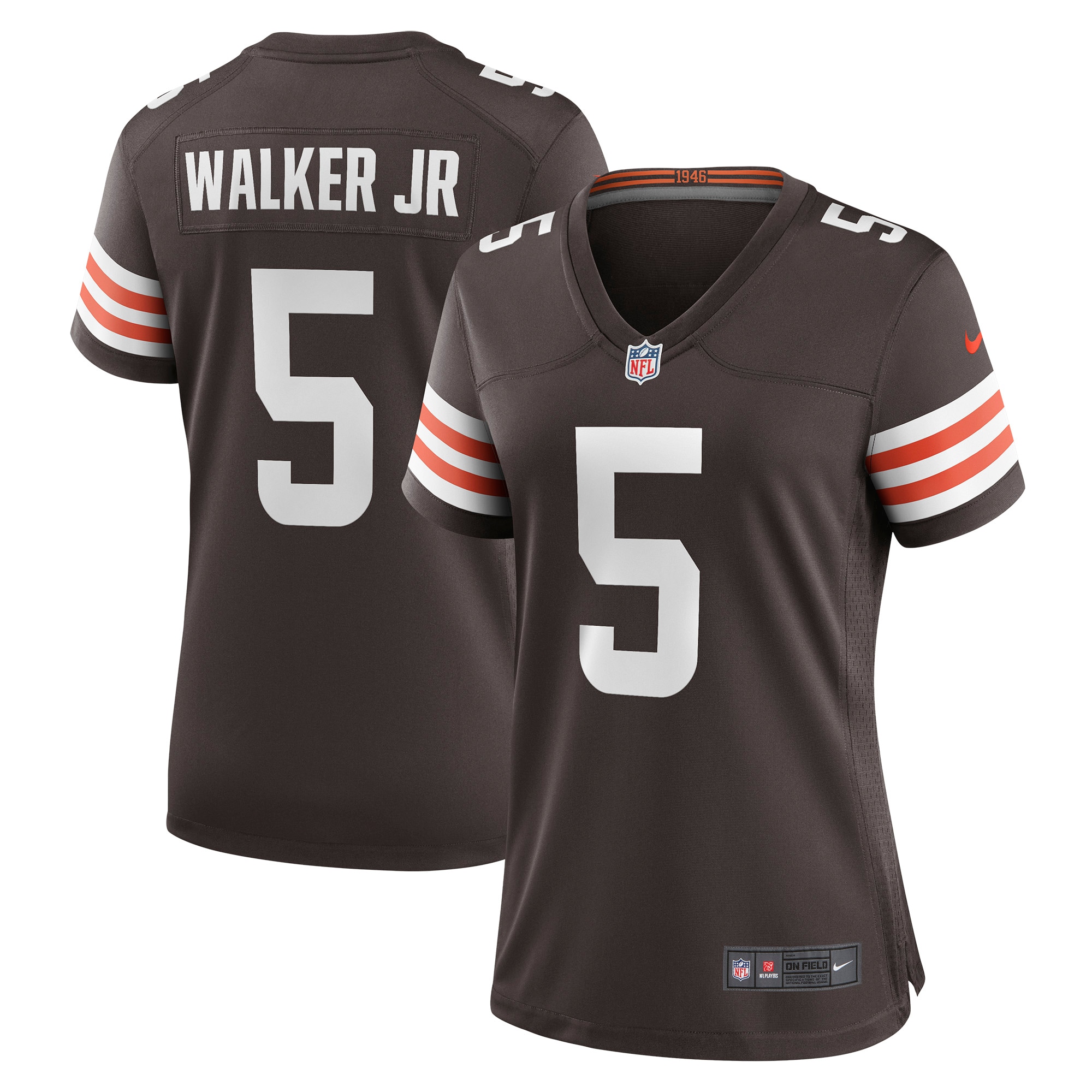 Women’s Cleveland Browns Anthony Walker Jr. Brown Player Game Jersey