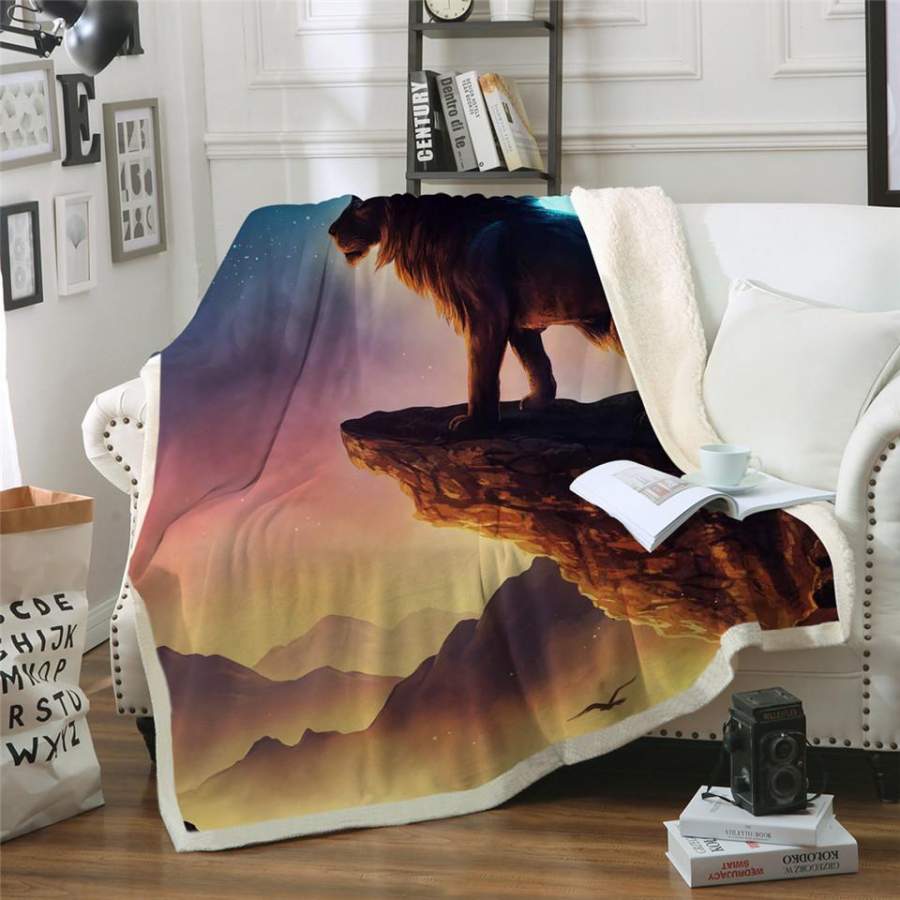 Free Like a Bird Sherpa Blanket