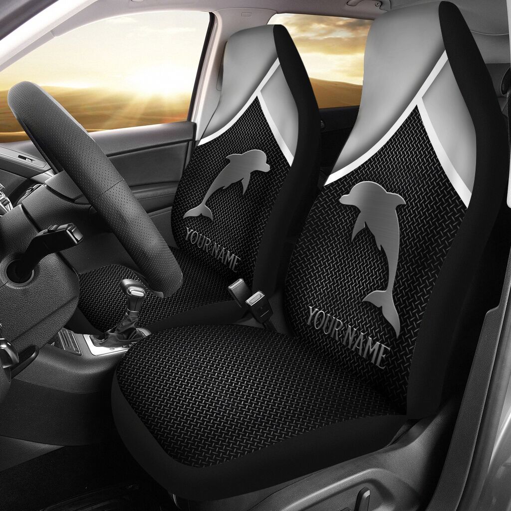 Dolphin Personalized Printed Seat Covers