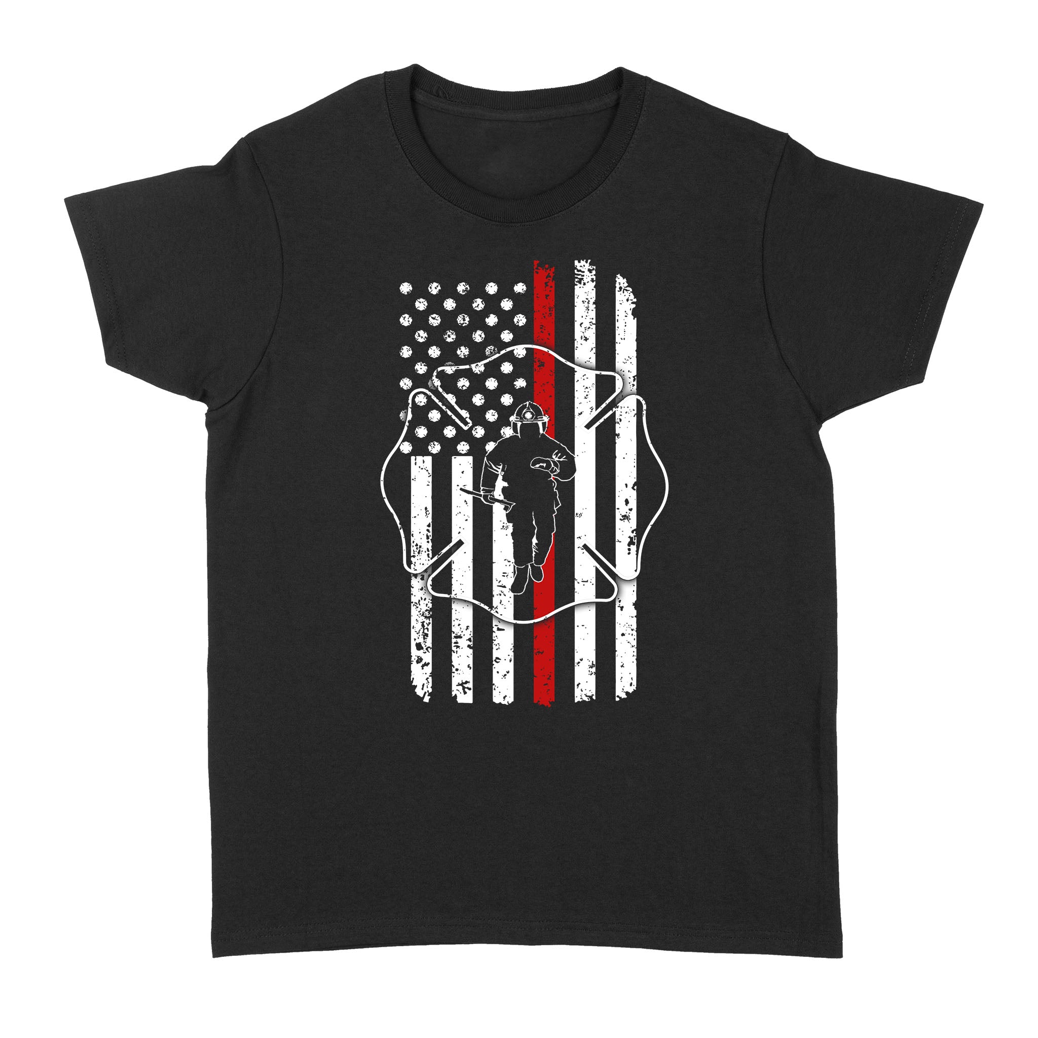 American Flag Firefighter Shirt – Patriotic Gifts For Fireman Firefighter Nlxs392D02 – Standard Women T-Shirt