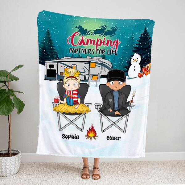 Personalized Couples Throw Blanket – Christmas Gift Ideas For Couples – Funny Gifts For Couples