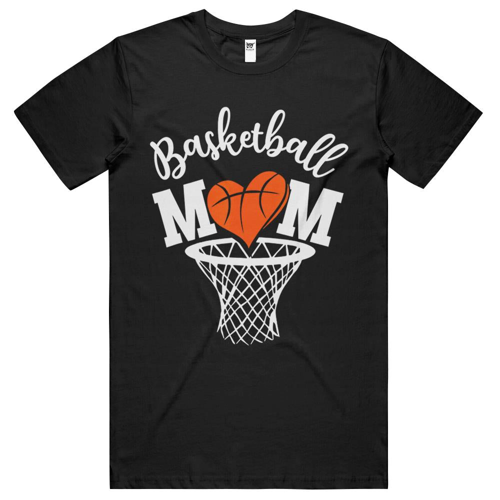 Basketball Mom Cute Novelty Distressed T Shirts