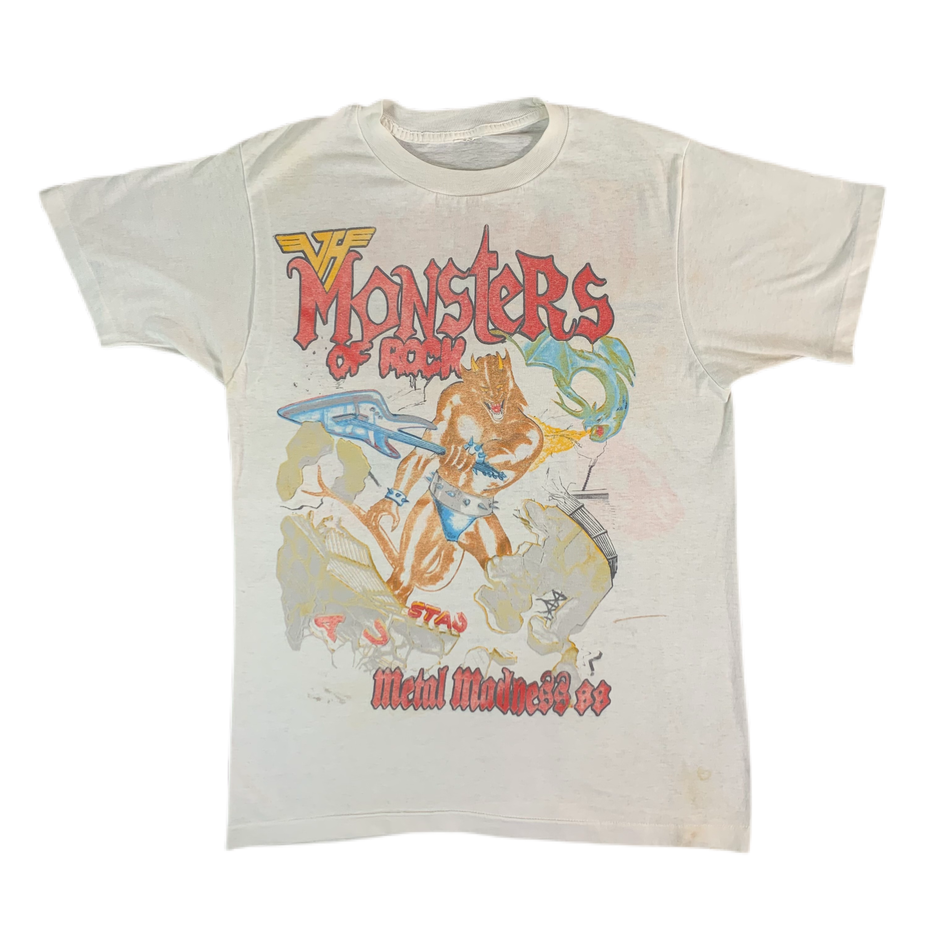 Vintage Monsters Of Rock “Metal Madness ‘88” Parking Lot T-Shirt