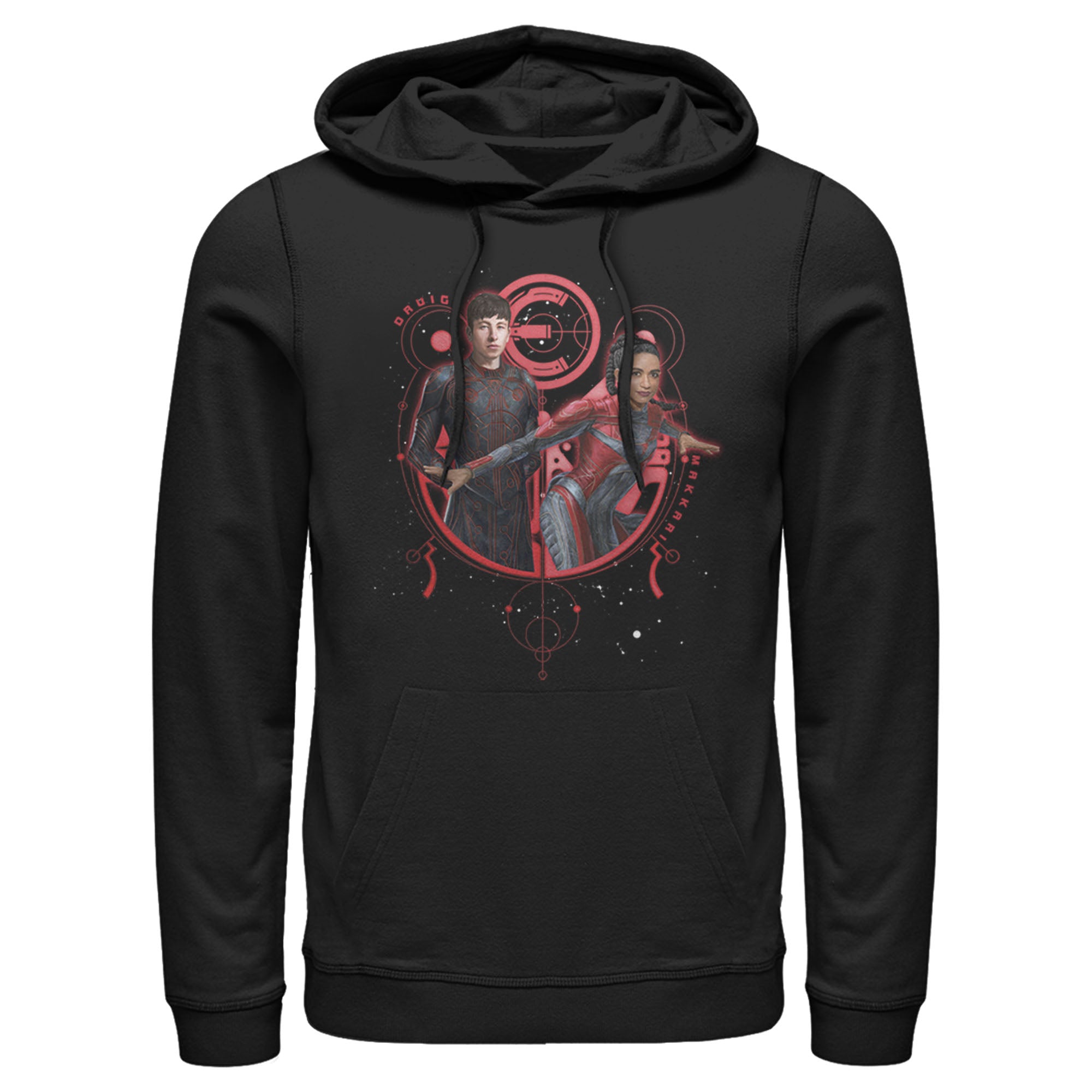 Men’S Marvel Eternals Druig And Makkari Duo Pull Over Hoodie