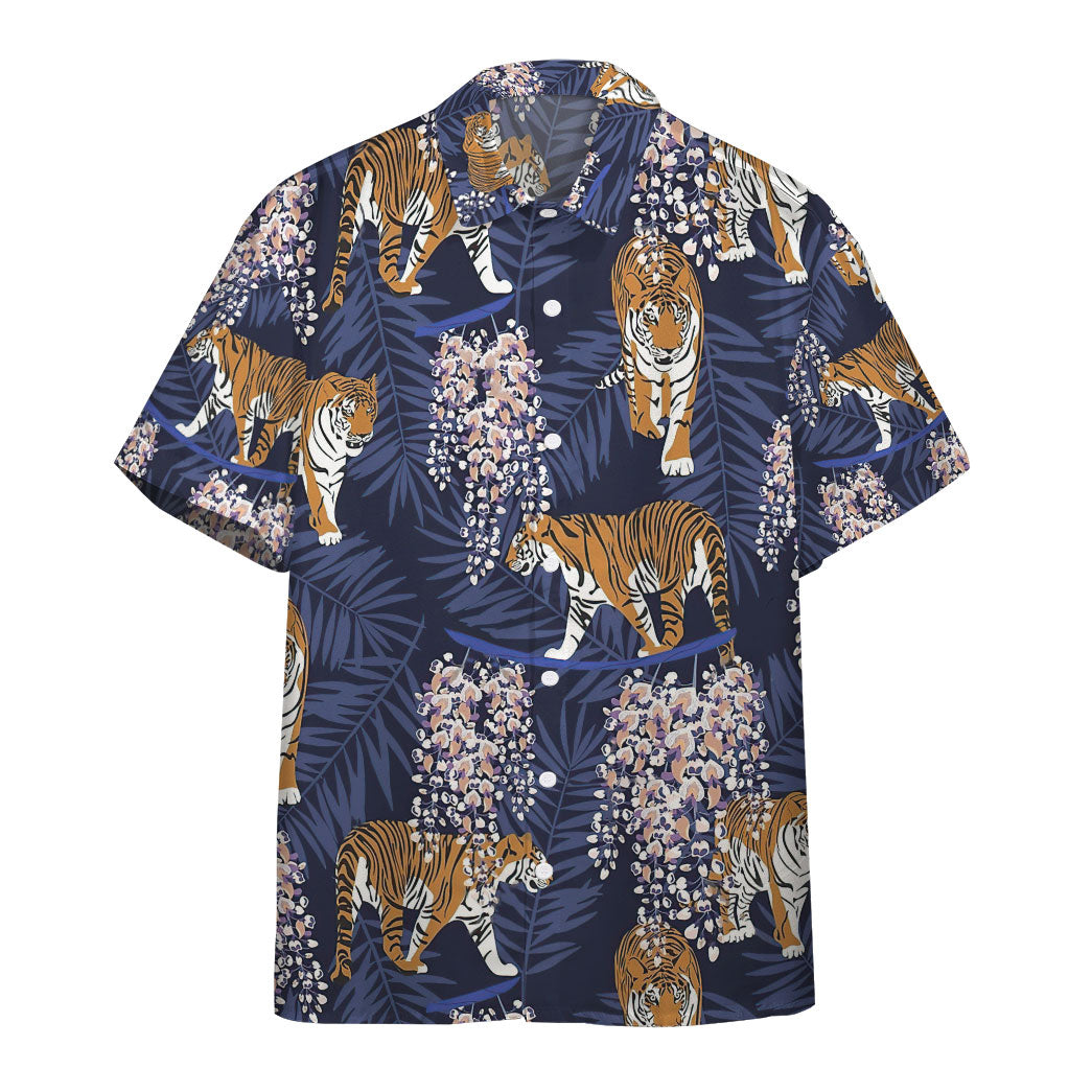 Gearhumans Siberian Tiger Tropical Custom Hawaiian Shirt Ha102309